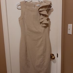 Calvin Klein Ruffle Dress